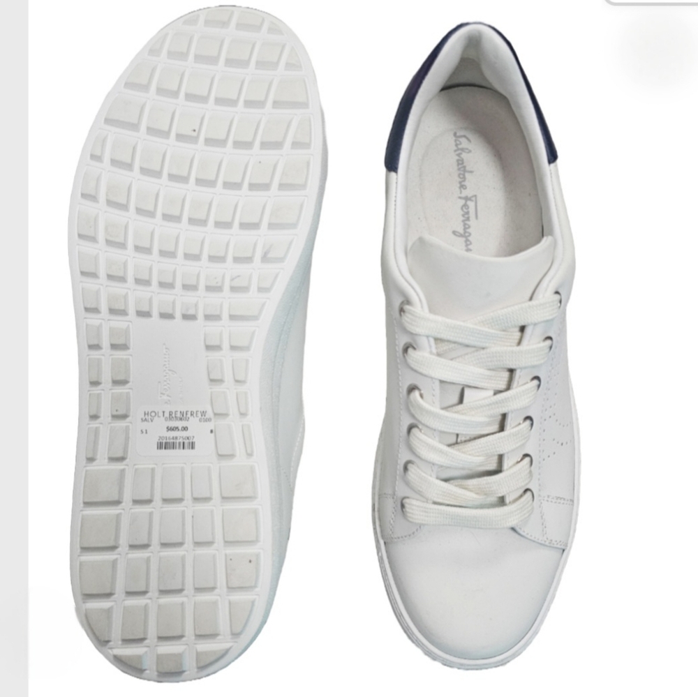 Salvatore Ferragamo White Sneakers for Effortless Style